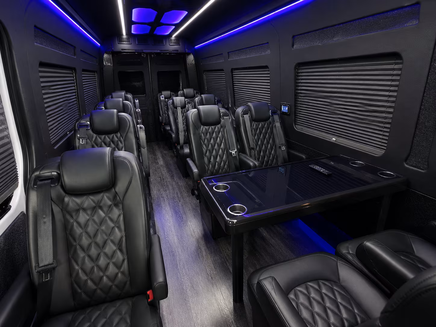 Sprinter Van Rental with Driver Interior