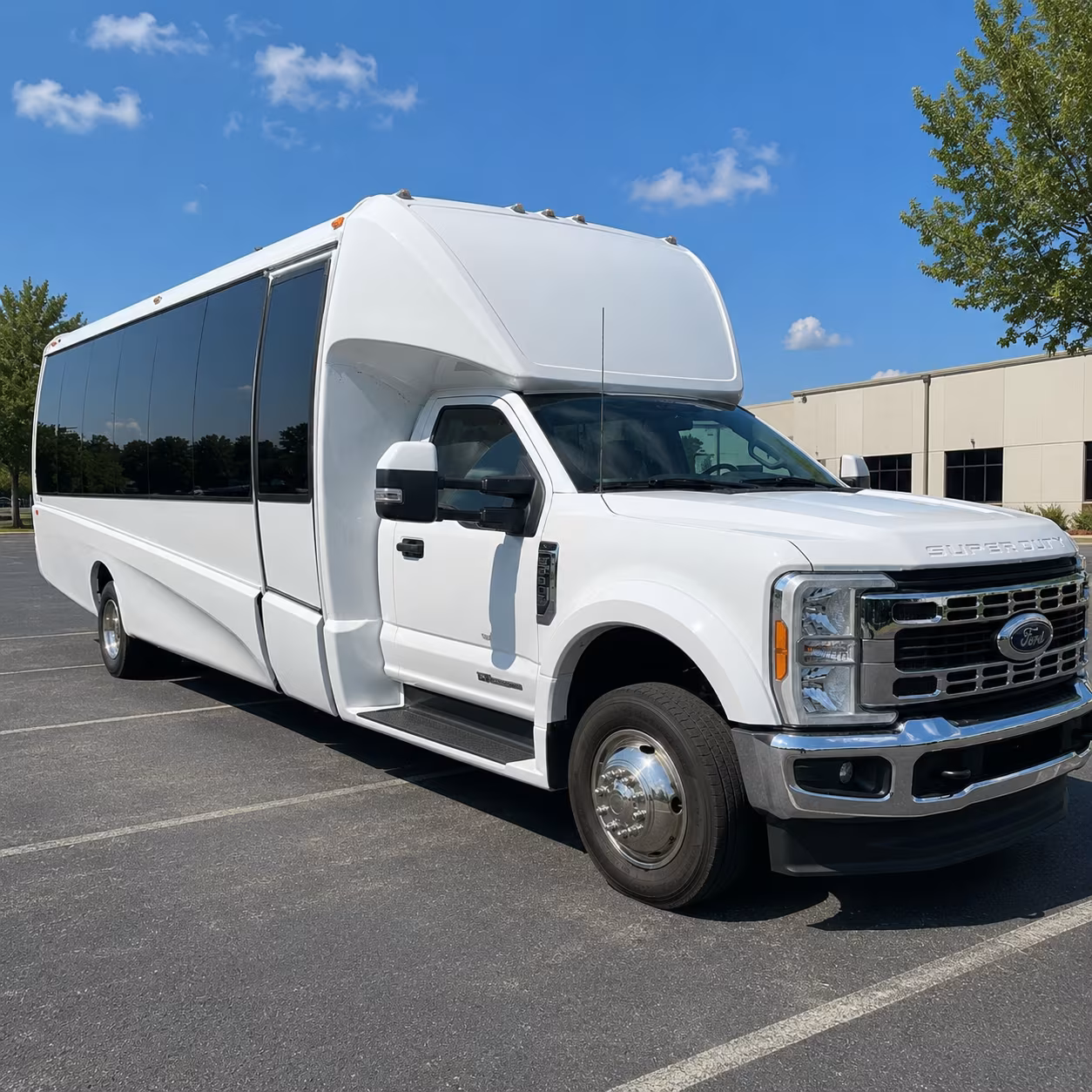 Sterling Heights Airport Shuttle & Transportation party bus exterior