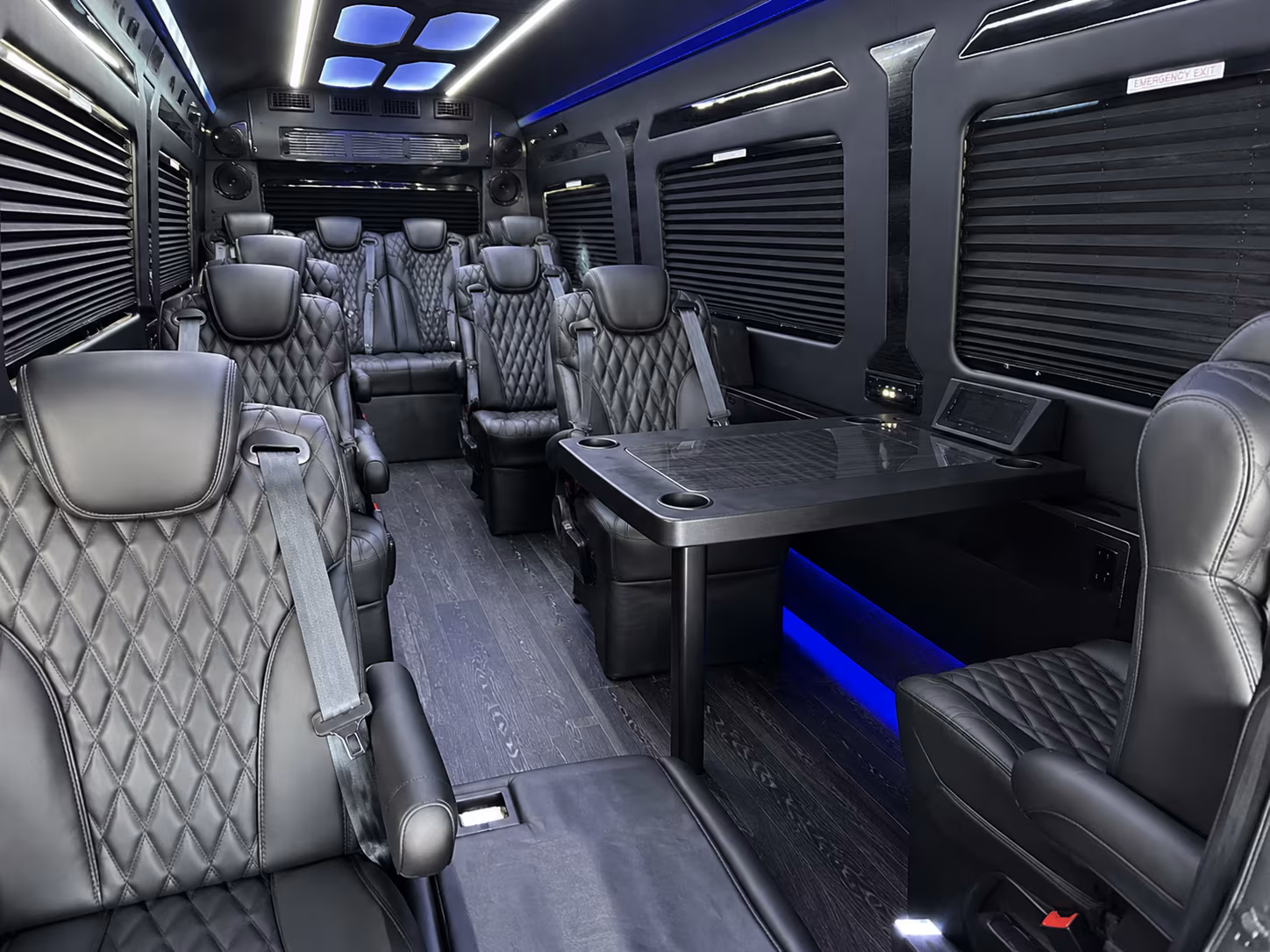 Sterling Heights Airport Shuttle & Transportation onboard seating