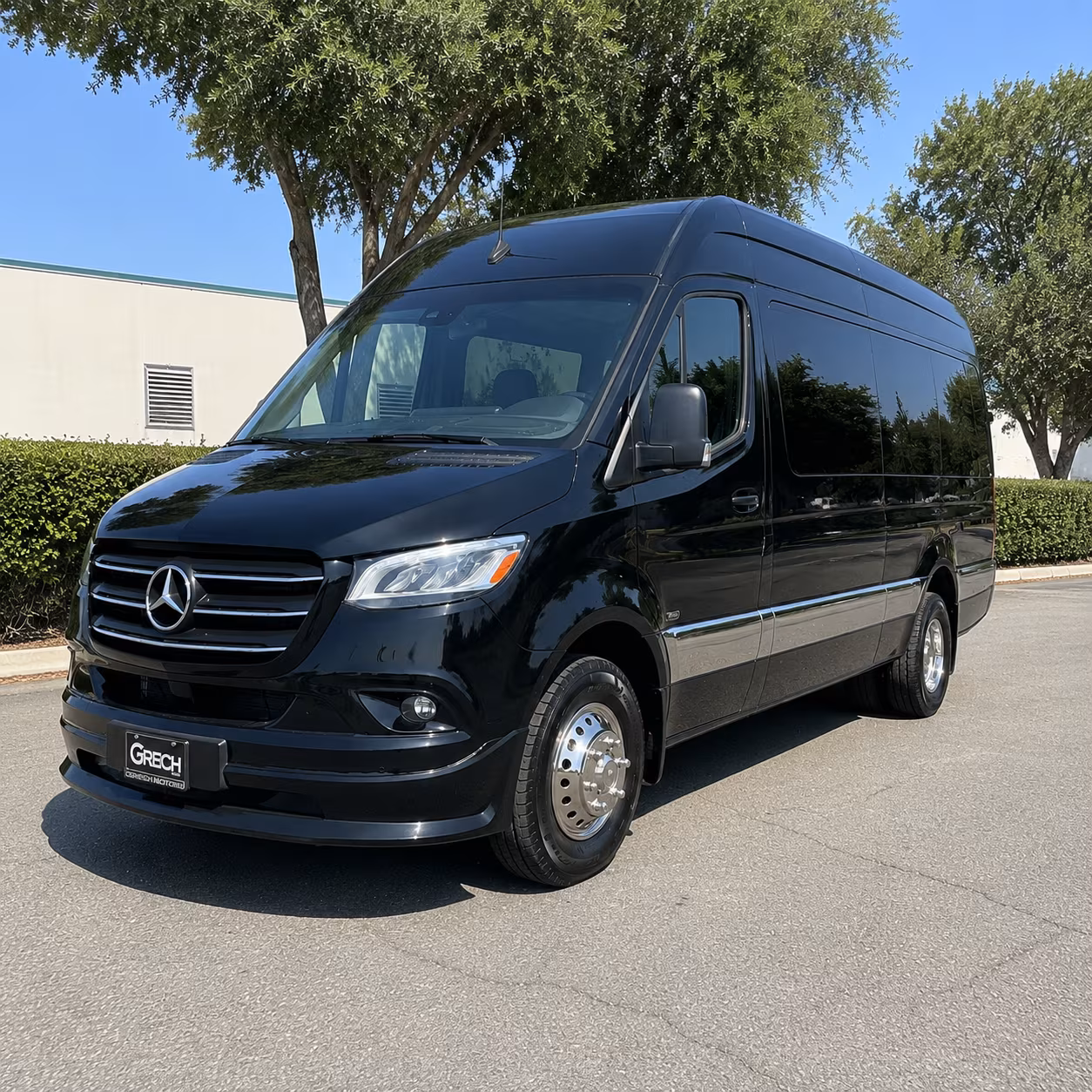 Sterling Heights Airport Shuttle & Transportation party bus interior