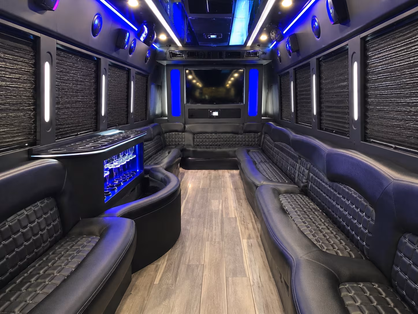 Sterling Heights Bachelor & Bachelorette Transportation onboard seating