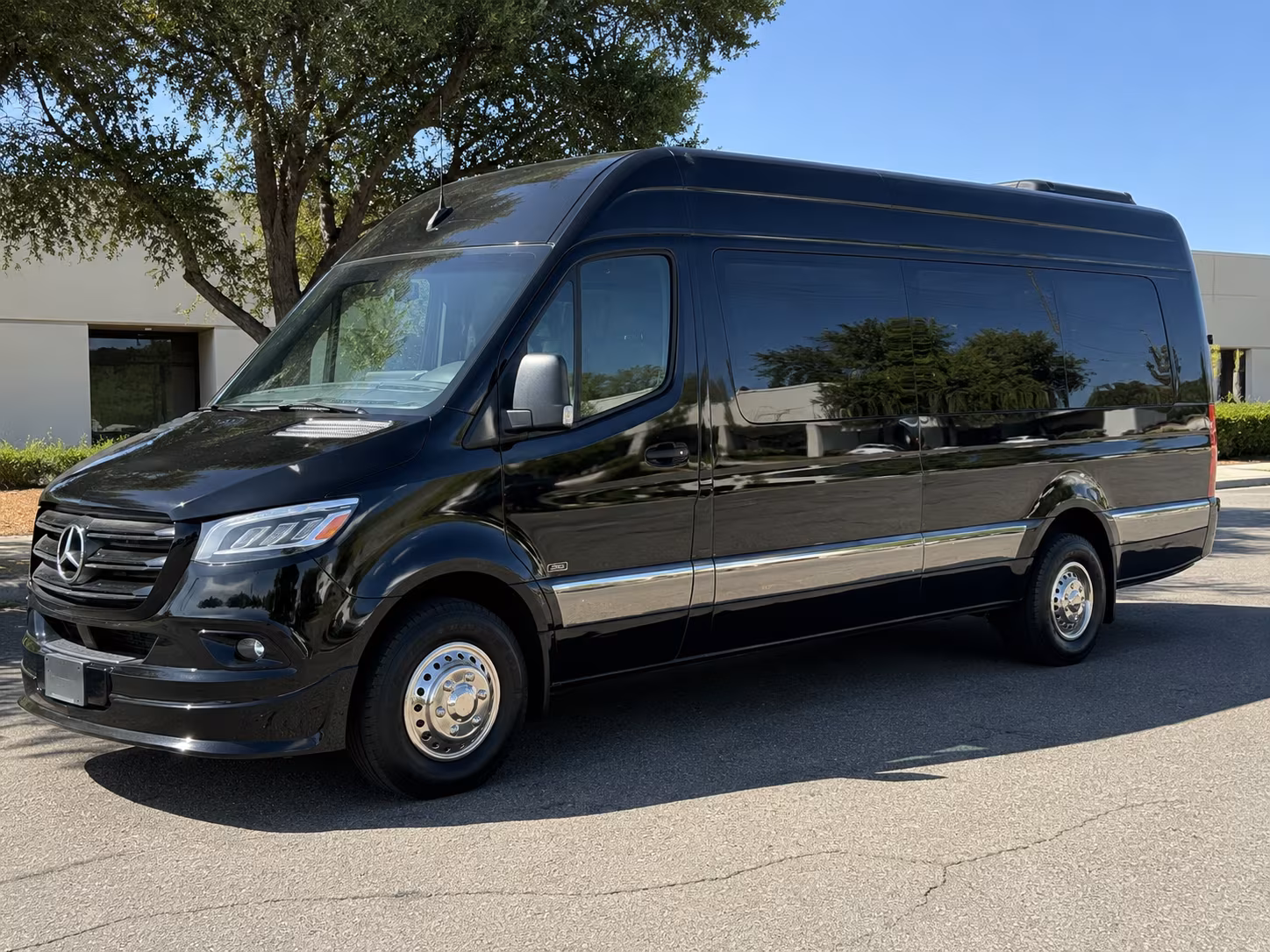 Sterling Heights Corporate Transportation party bus exterior