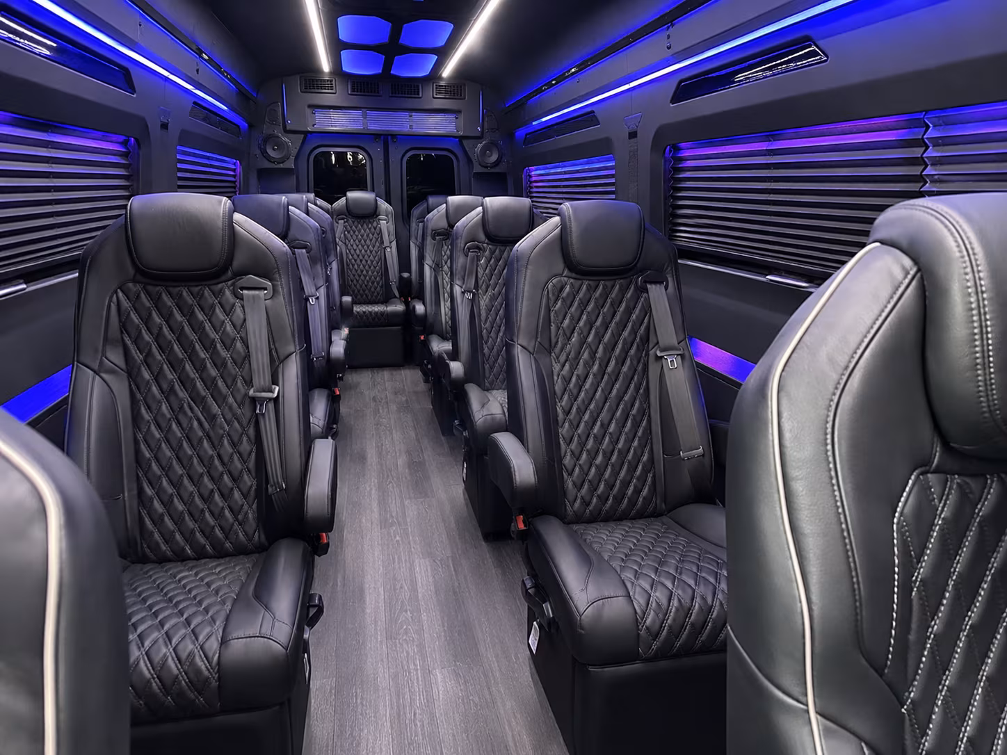 Sterling Heights Corporate Transportation party bus exterior
