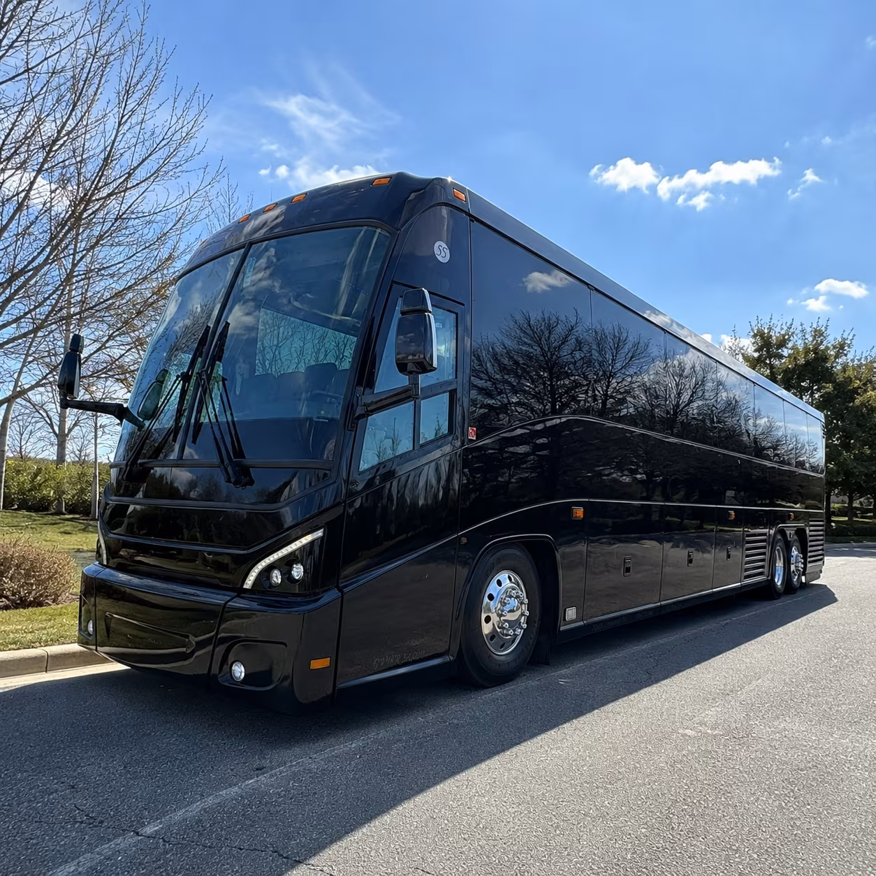 Sterling Heights Corporate Transportation party bus exterior