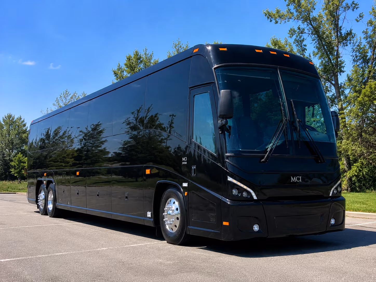 Sterling Heights Corporate Transportation party bus exterior