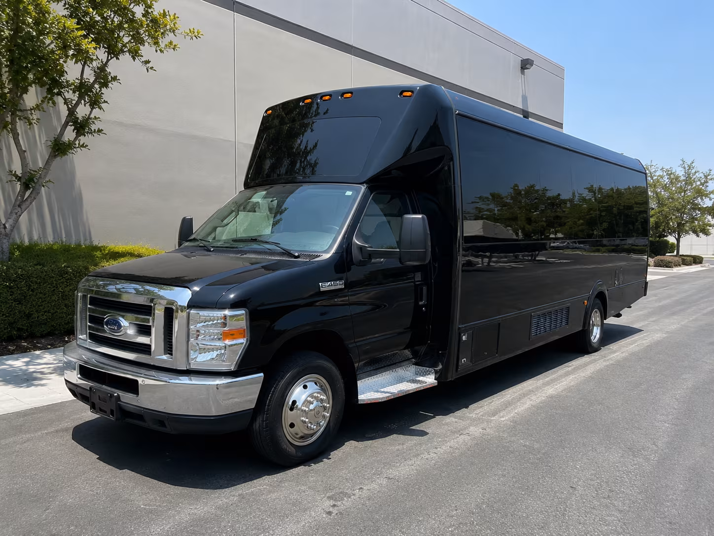 Sterling Heights Private Event Transportation party bus exterior