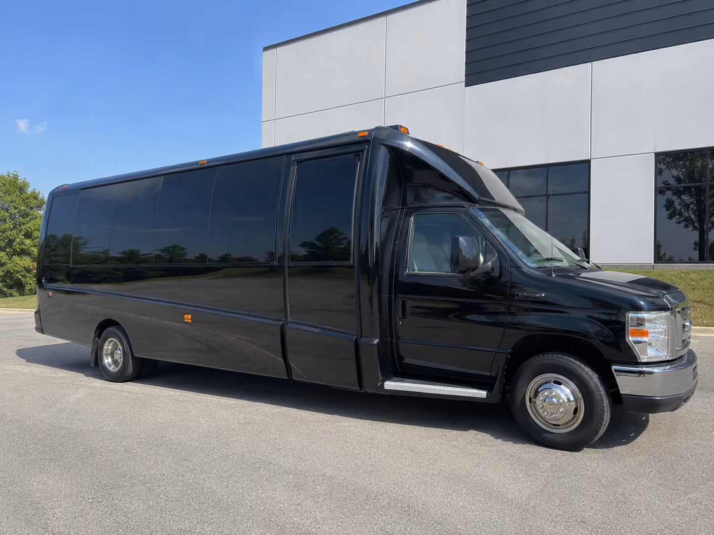 Sterling Heights Private Event Transportation party bus exterior
