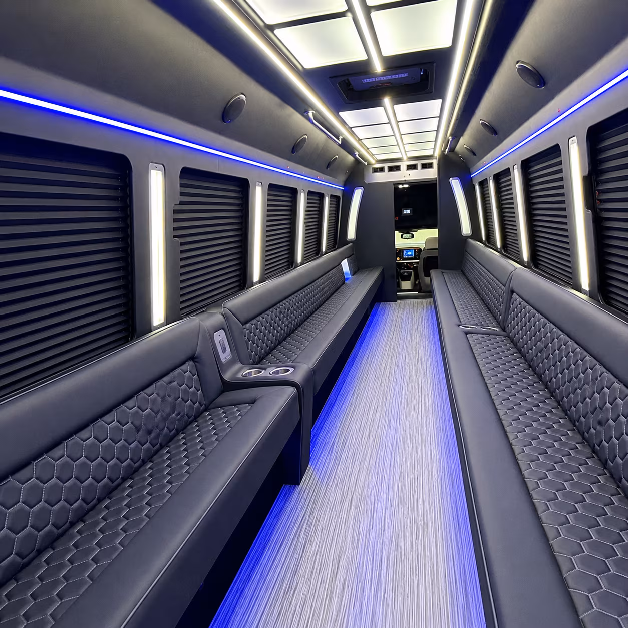 Sterling Heights Prom & Homecoming Transportation party bus exterior