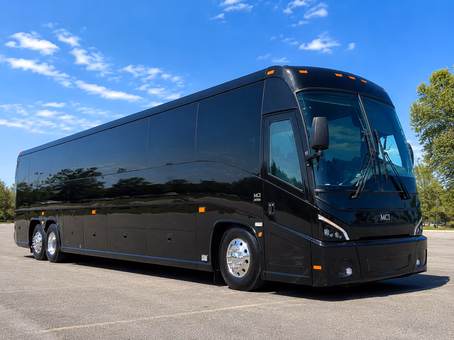 Sterling Heights School Event Transportation party bus exterior