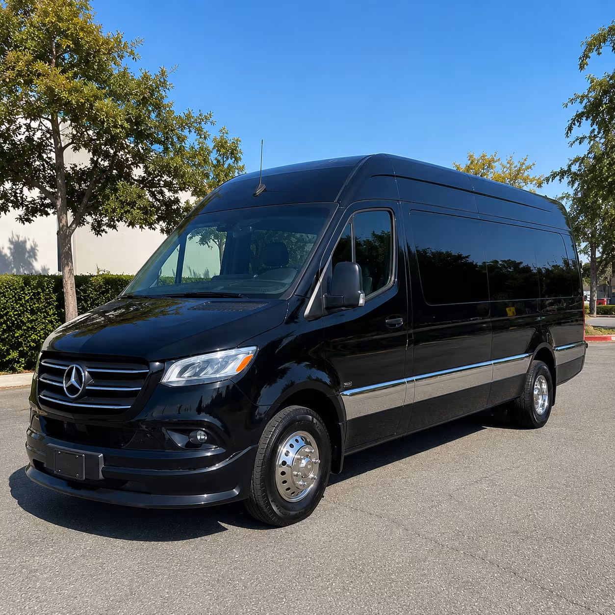 Sterling Heights School Event Transportation party bus exterior