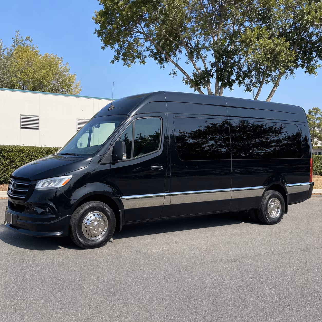 Sterling Heights School Event Transportation party bus exterior