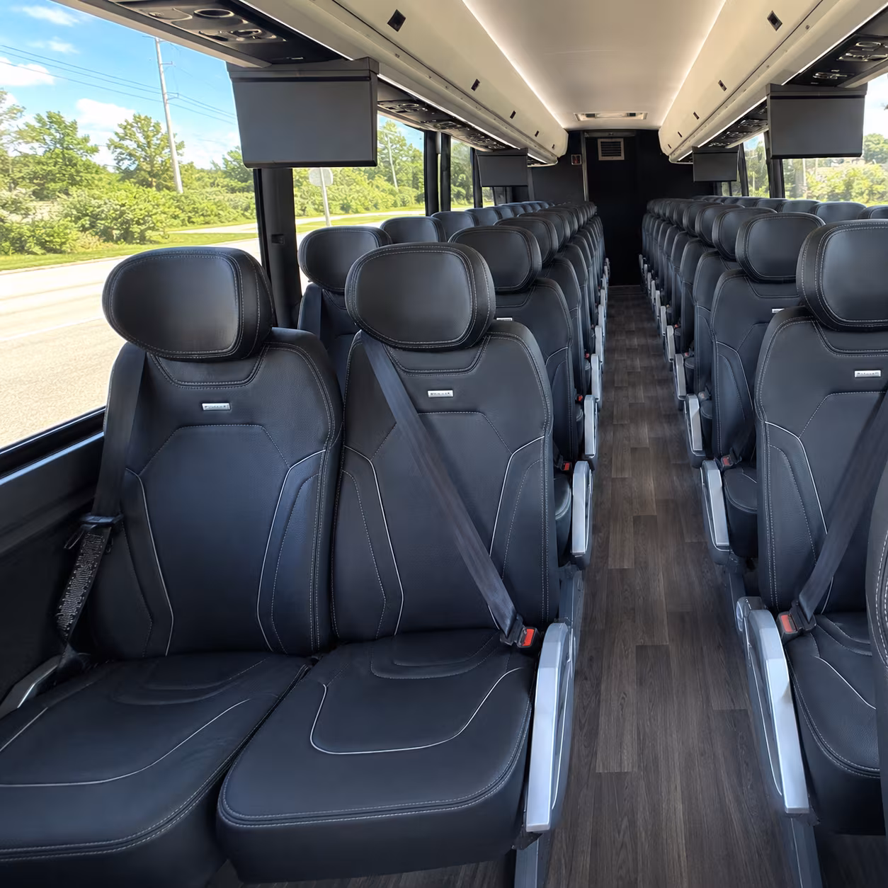 Sterling Heights School Event Transportation onboard seating