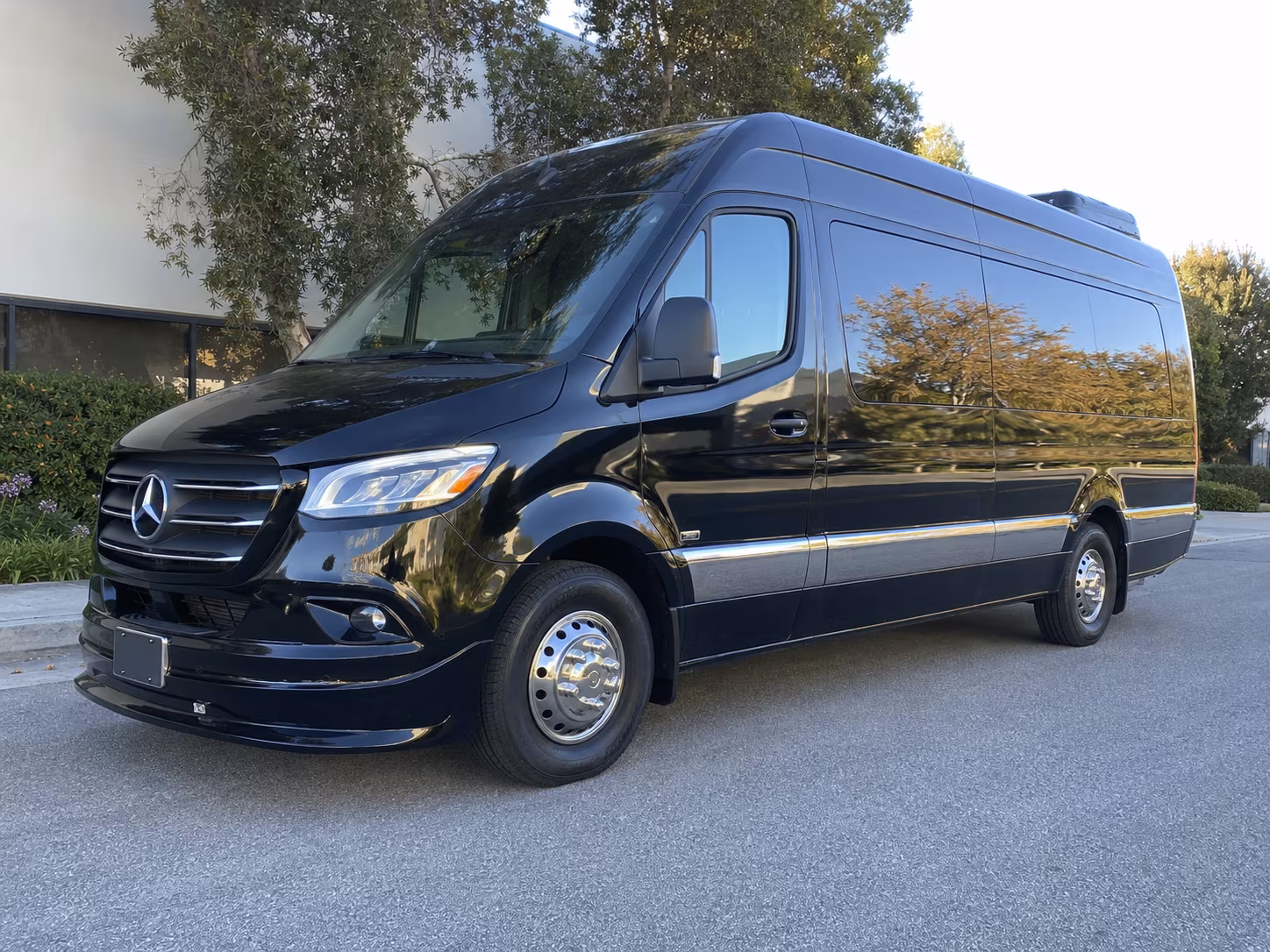 Sterling Heights School Event Transportation party bus exterior