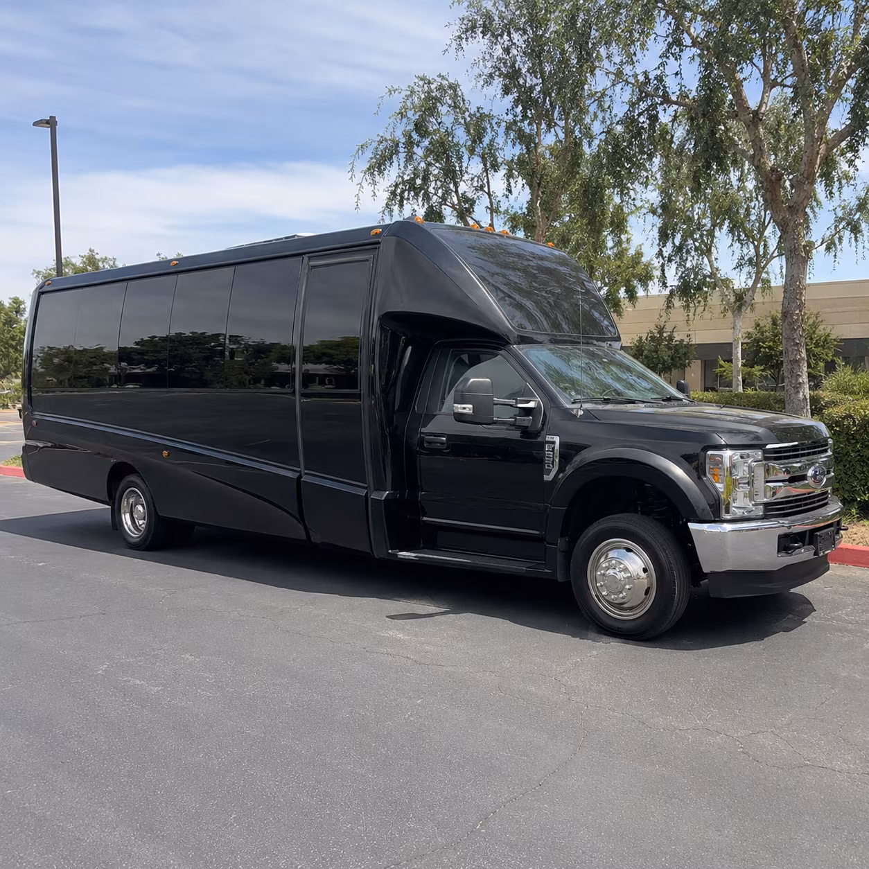 Sterling Heights Sporting Event Transportation party bus exterior