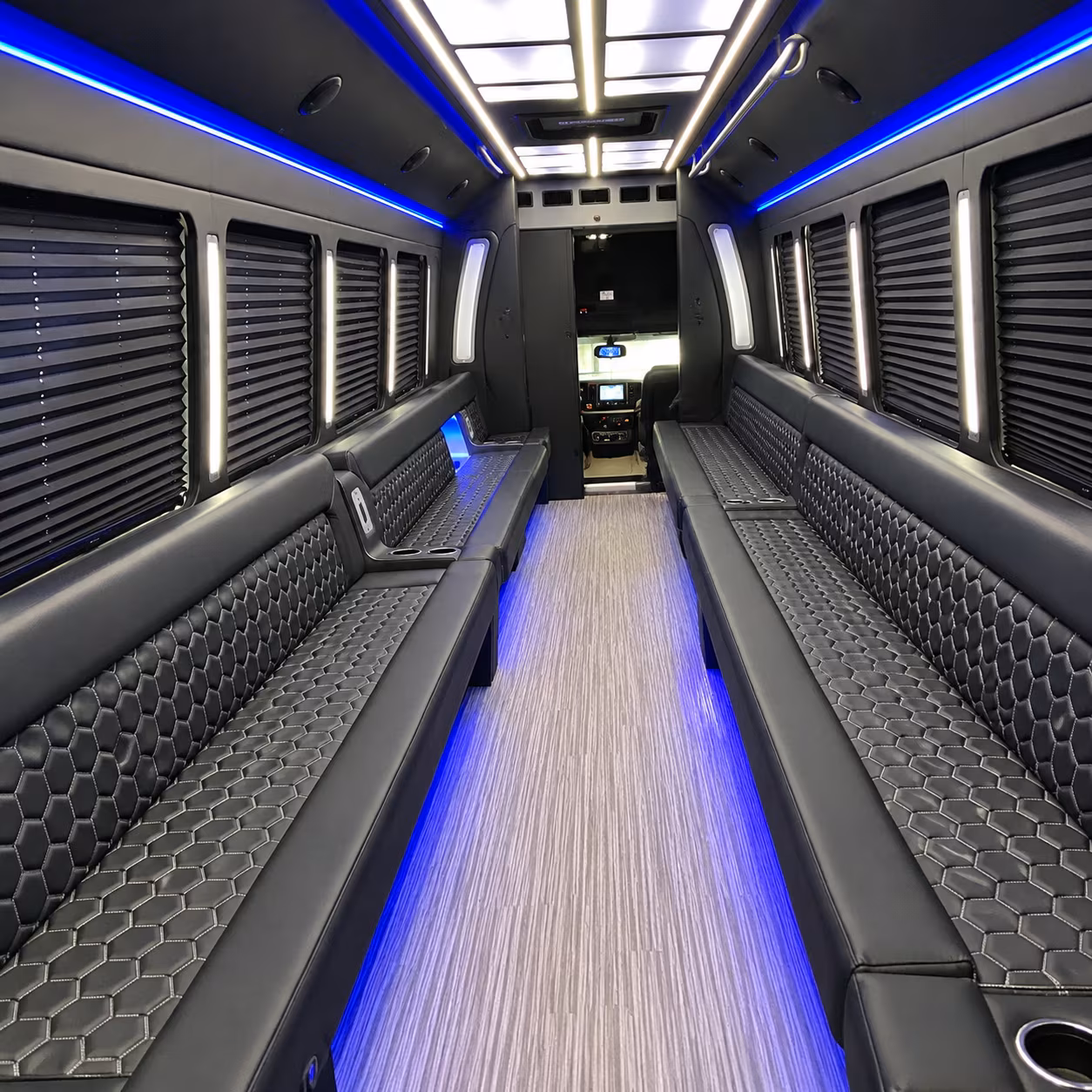 Sterling Heights Wedding Transportation party bus exterior