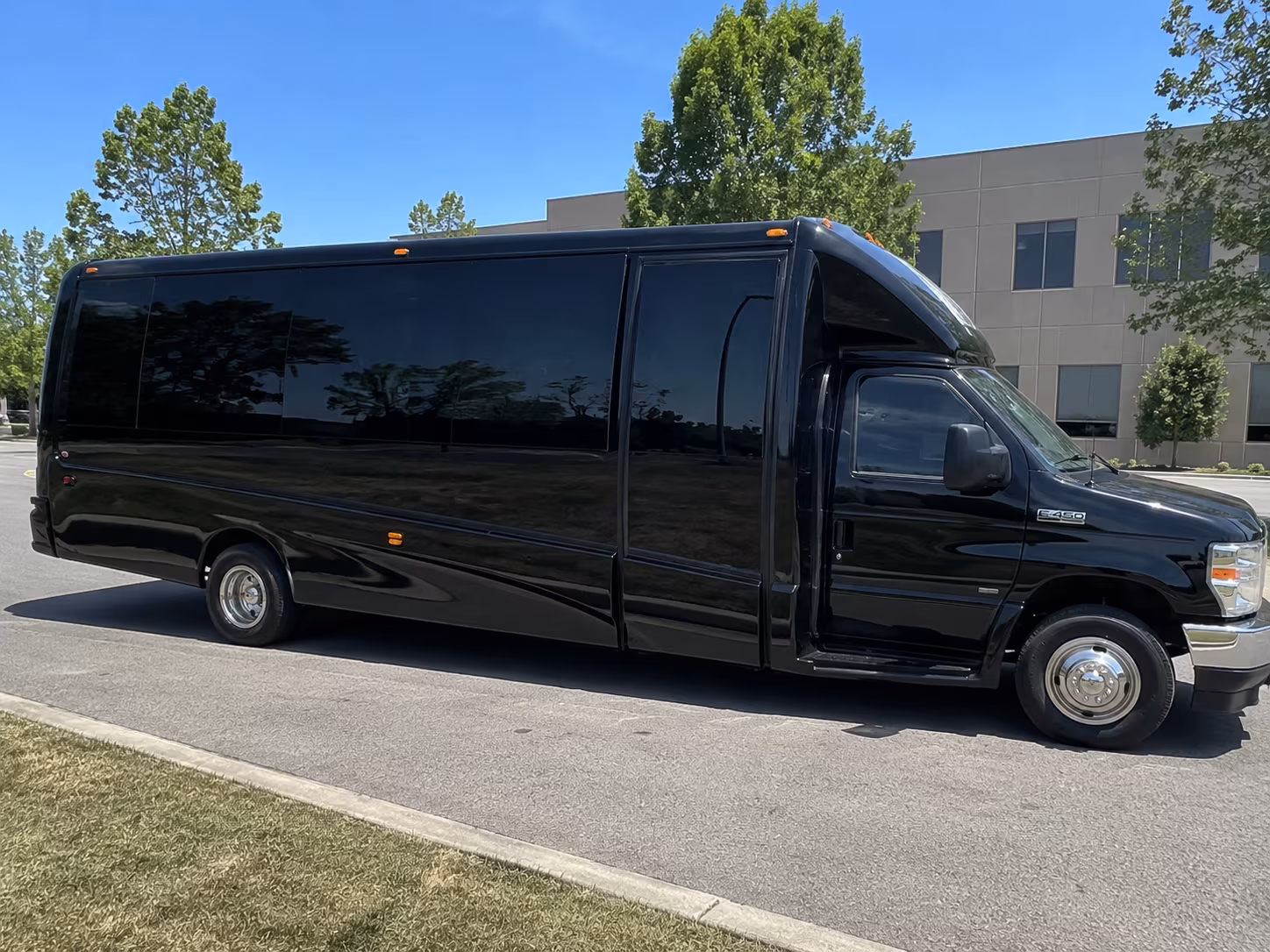 Sterling Heights Wedding Transportation party bus interior