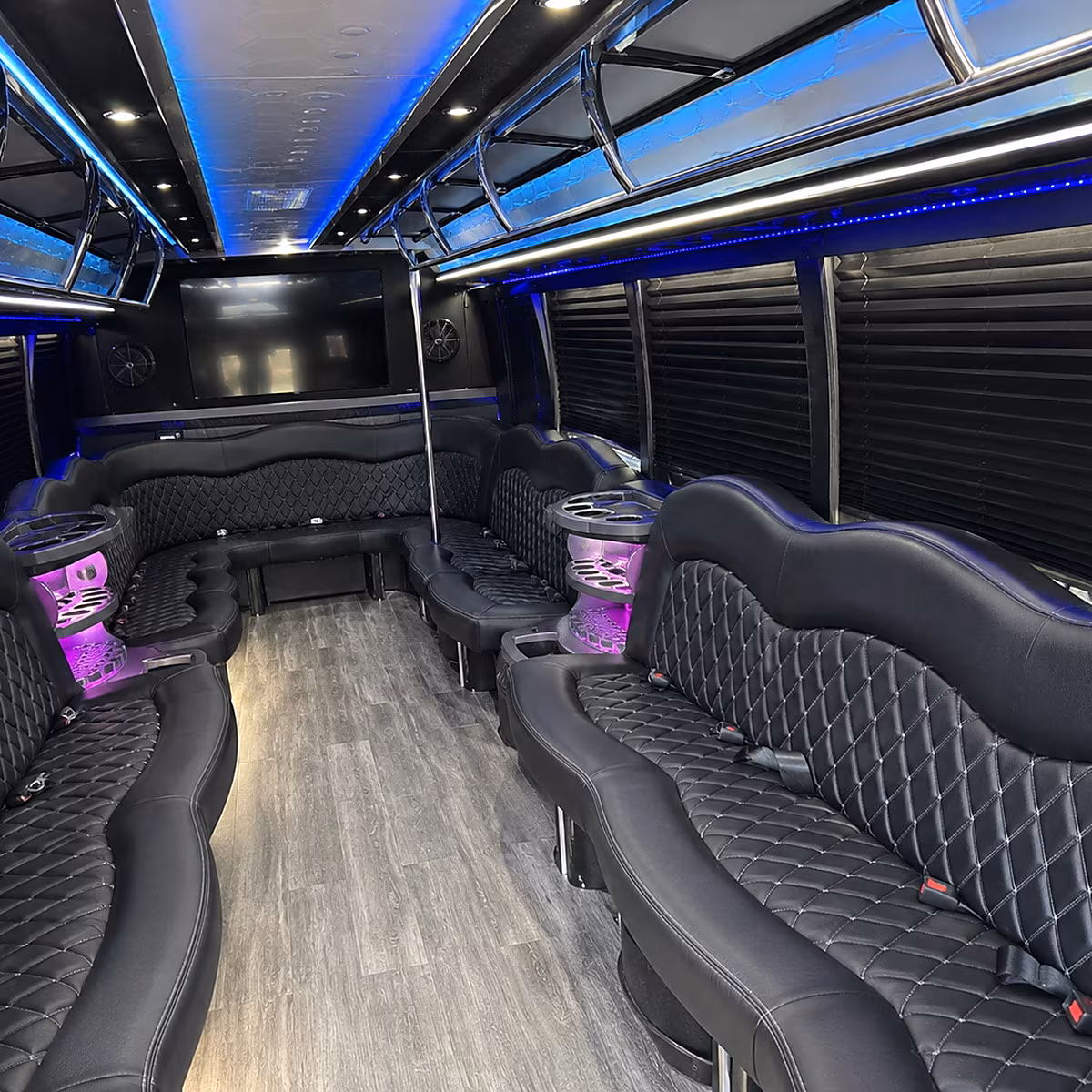 Sterling Heights Winery Tour & Pub Crawl Transportation onboard seating