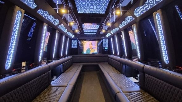 sterling heights 25 passenger party bus rental